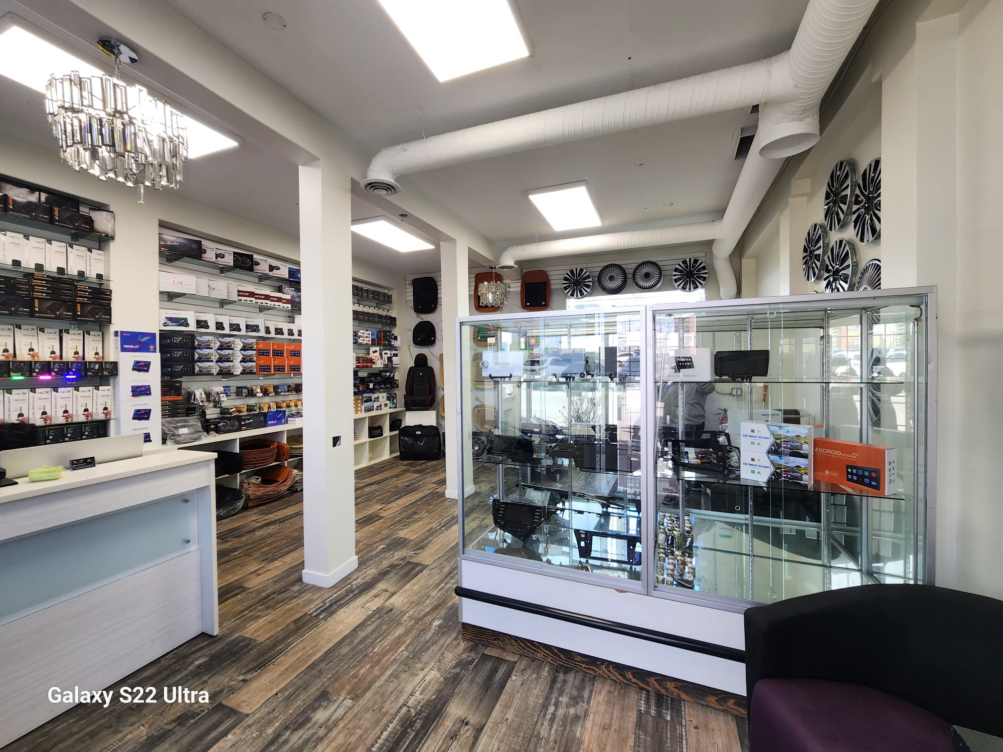 Mati Auto Detailing Shop Interior Calgary